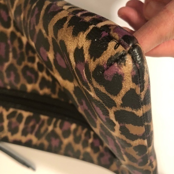 Coach leopard ocelot purple crossbody bag - Picture 5 of 13